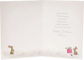 For A Wonderful Granddaughter Snowman Design Christmas Card